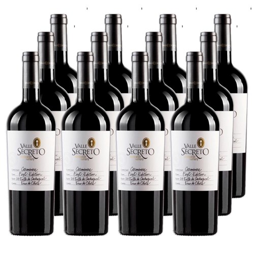 Case of 12 Valle Secreto First Edition Carmenere 75cl Red Wine